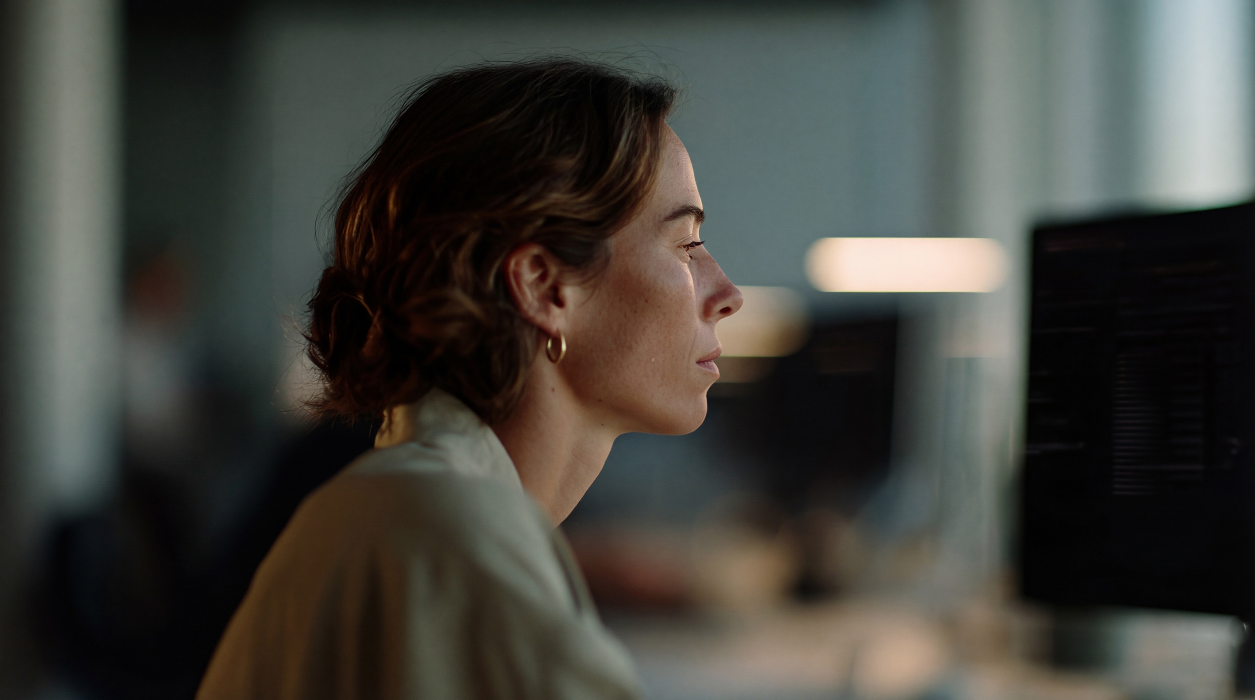 Sales manager in a meeting